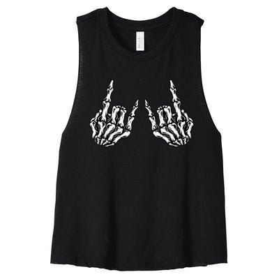 Rock On Band Tees For Women Rock And Roll For Men Women's Racerback Cropped Tank