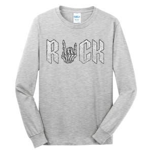 Rock On Band S For Women Rock And Roll T S For Tall Long Sleeve T-Shirt