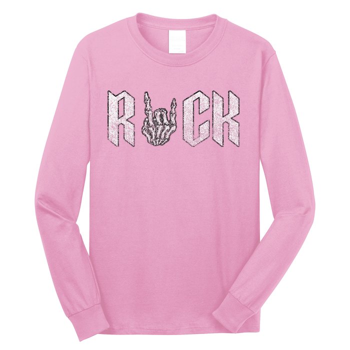 Rock On Band S For Women Rock And Roll T S For Long Sleeve Shirt