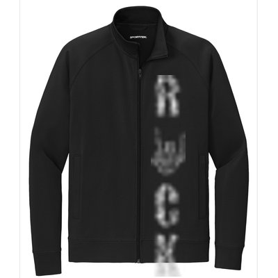 Rock On Band For  Rock And Roll Stretch Full-Zip Cadet Jacket