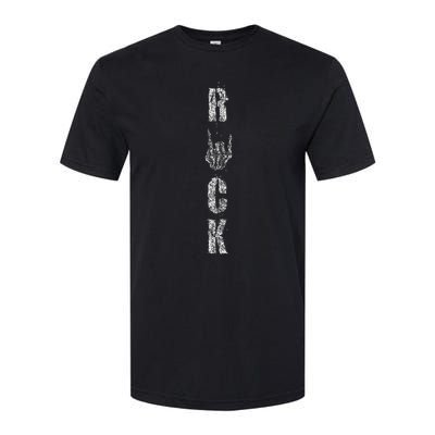 Rock On Band For  Rock And Roll Softstyle CVC T-Shirt