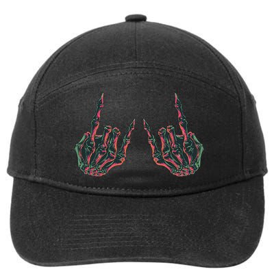 Rock On Band S Rock And Roll Graphic Novelty Concert 7-Panel Snapback Hat