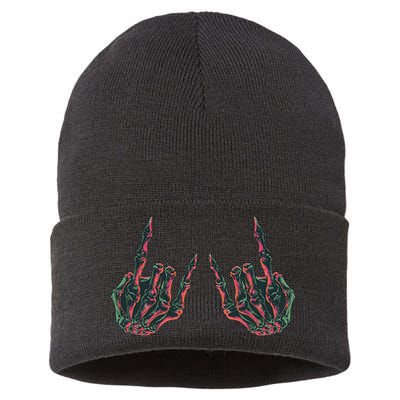 Rock On Band S Rock And Roll Graphic Novelty Concert Sustainable Knit Beanie