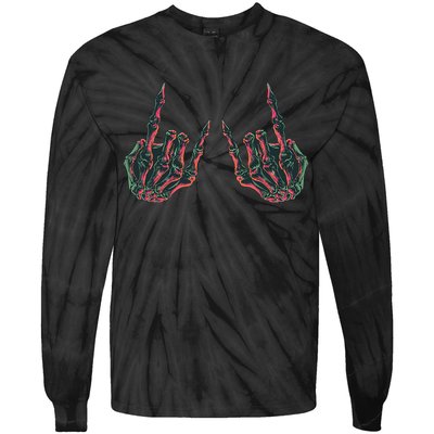 Rock On Band S Rock And Roll Graphic Novelty Concert Tie-Dye Long Sleeve Shirt