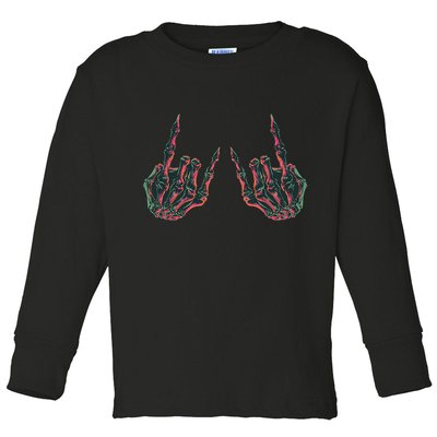 Rock On Band S Rock And Roll Graphic Novelty Concert Toddler Long Sleeve Shirt
