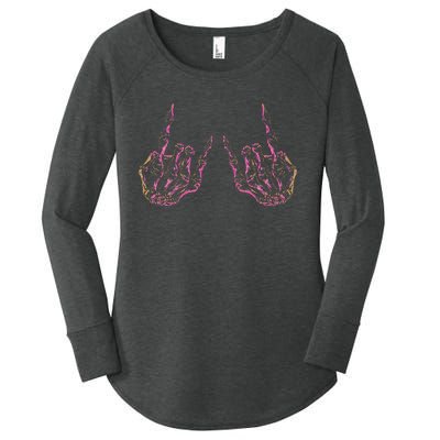 Rock On Band Rock And Roll Women's Perfect Tri Tunic Long Sleeve Shirt