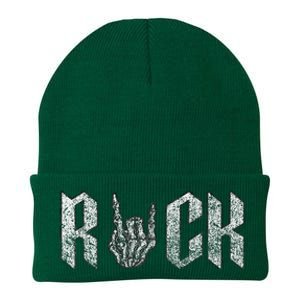 Rock On Band For  Rock And Roll Knit Cap Winter Beanie