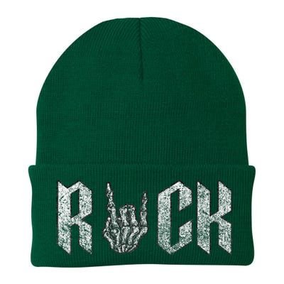 Rock On Band For  Rock And Roll Knit Cap Winter Beanie