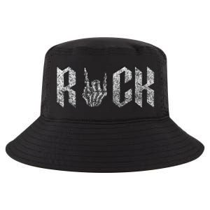 Rock On Band For  Rock And Roll Cool Comfort Performance Bucket Hat