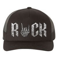 Rock On Band For  Rock And Roll Yupoong Adult 5-Panel Trucker Hat