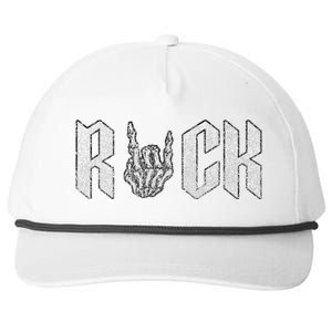 Rock On Band For  Rock And Roll Snapback Five-Panel Rope Hat