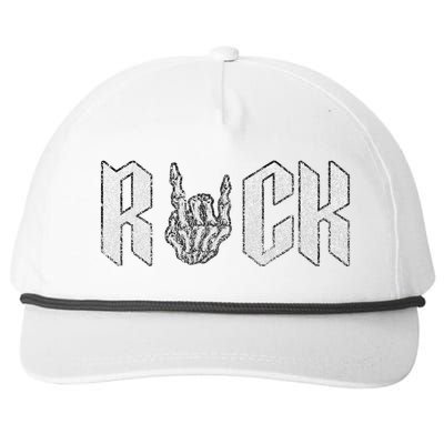 Rock On Band For  Rock And Roll Snapback Five-Panel Rope Hat