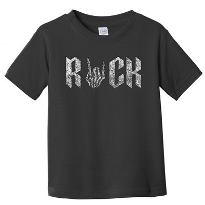 Rock On Band For  Rock And Roll Toddler T-Shirt