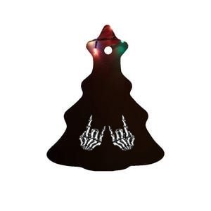 Rock On Band Tees For Women Rock And Roll For Men Ceramic Tree Ornament