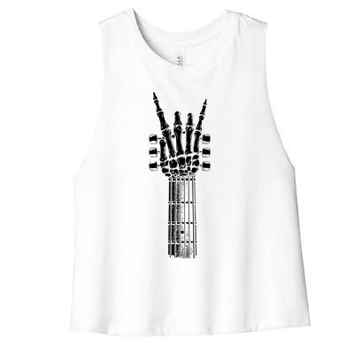 Rock On Band Tees For Women Rock And Roll For Men Women's Racerback Cropped Tank