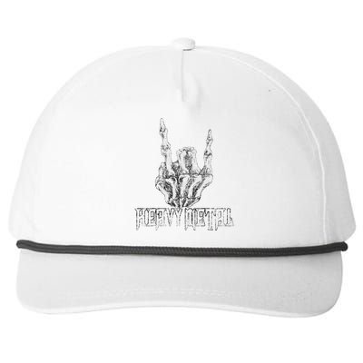 Rock On Band S Rock And Roll Concert Graphic Snapback Five-Panel Rope Hat