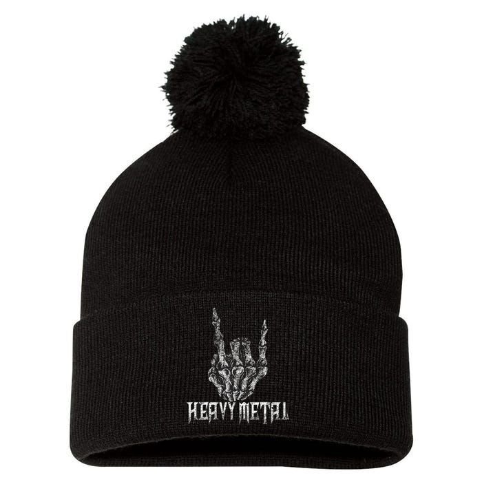 Rock On Band S Rock And Roll Concert Graphic Pom Pom 12in Knit Beanie