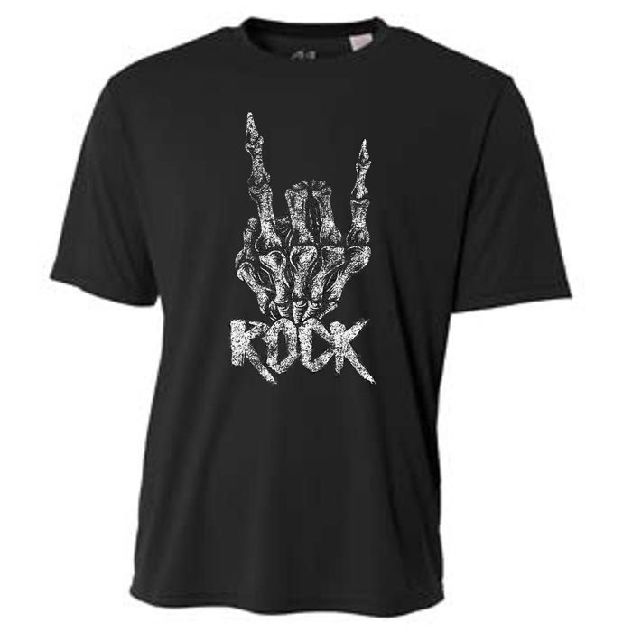 Rock On Band S Rock And Roll Concert Graphic S Cooling Performance Crew T-Shirt