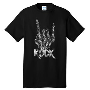 Rock On Band S Rock And Roll Concert Graphic S Tall T-Shirt