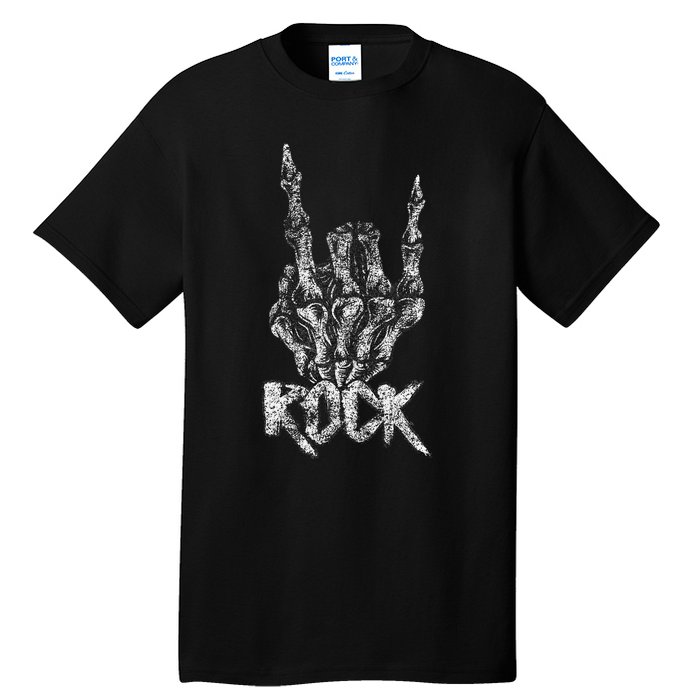 Rock On Band S Rock And Roll Concert Graphic S Tall T-Shirt