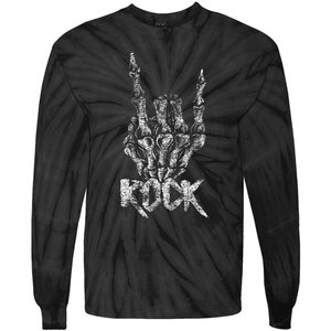 Rock On Band S Rock And Roll Concert Graphic S Tie-Dye Long Sleeve Shirt