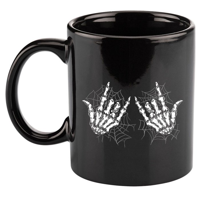 Rock On Band Rock And Roll Halloween Costume 11oz C Handle Ceramic Mug