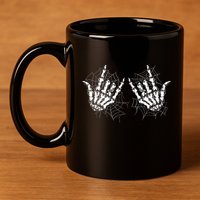 Rock On Band Rock And Roll Halloween Costume 11oz C Handle Ceramic Mug
