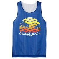 Retro Orange Beach Beach Vintage Vacation Alabama State Gift Mesh Reversible Basketball Jersey Tank