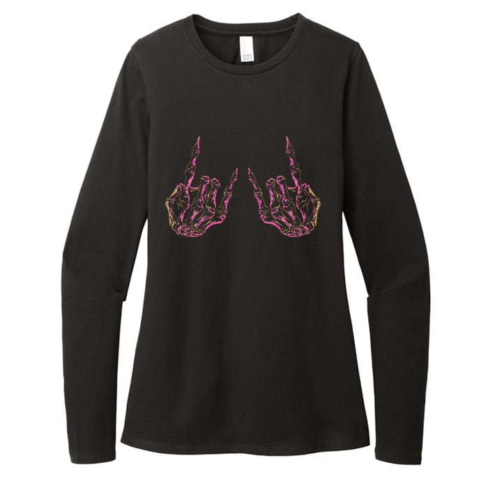 Rock On Band Tees For Women Rock And Roll Womens CVC Long Sleeve Shirt