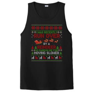 Run Over By A Reindeer Christmas So Pardon Me Gift For Christmas PosiCharge Competitor Tank