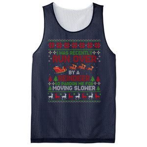 Run Over By A Reindeer Christmas So Pardon Me Gift For Christmas Mesh Reversible Basketball Jersey Tank