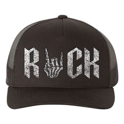 Rock On Band S For Women Rock And Roll Yupoong Adult 5-Panel Trucker Hat