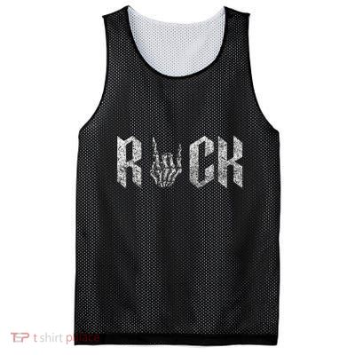 Rock On Band S For Women Rock And Roll Mesh Reversible Basketball Jersey Tank