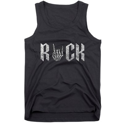 Rock On Band S For Women Rock And Roll Tank Top