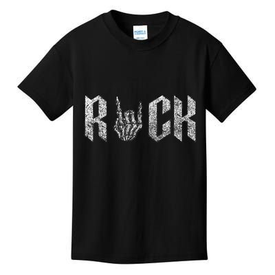 Rock On Band S For Women Rock And Roll Kids T-Shirt