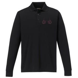 Rock On Band For Women Rock And Roll Performance Long Sleeve Polo