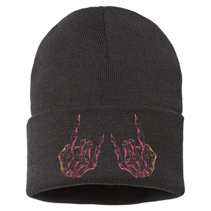 Rock On Band Tees For Women Rock And Roll Sustainable Knit Beanie