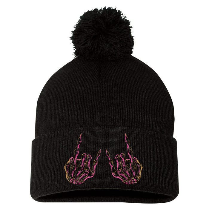 Rock On Band Tees For Women Rock And Roll Pom Pom 12in Knit Beanie