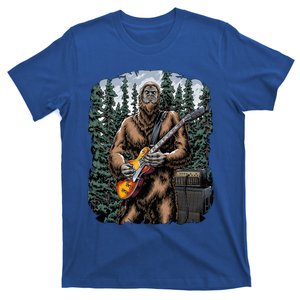 Rock On Bigfoot Sasquatch Loves Rock And Roll Graphic S T-Shirt