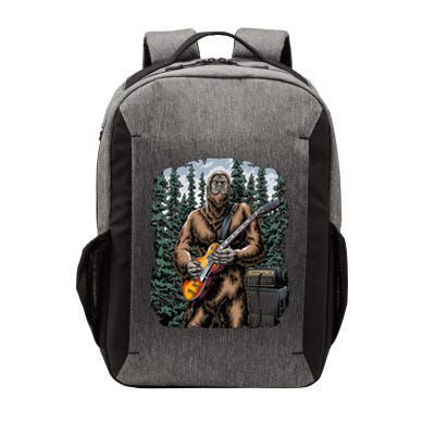 Rock On Bigfoot Sasquatch Loves Rock And Roll Graphic S Vector Backpack