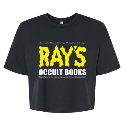 RayS Occult Books Bella+Canvas Jersey Crop Tee