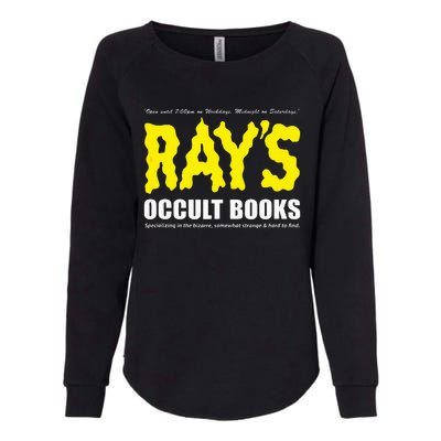 RayS Occult Books Womens California Wash Sweatshirt