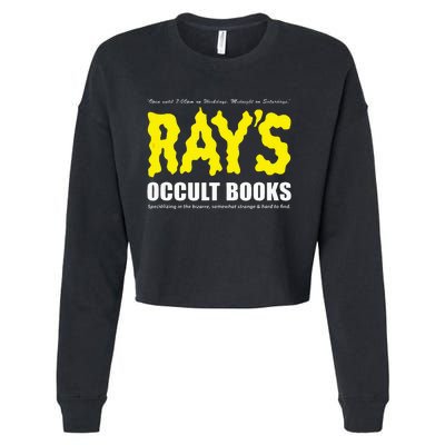 RayS Occult Books Cropped Pullover Crew