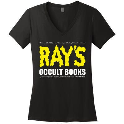 RayS Occult Books Women's V-Neck T-Shirt