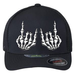 Rock On Band Rock And Roll Women Halloween Costume Flexfit Unipanel Trucker Cap