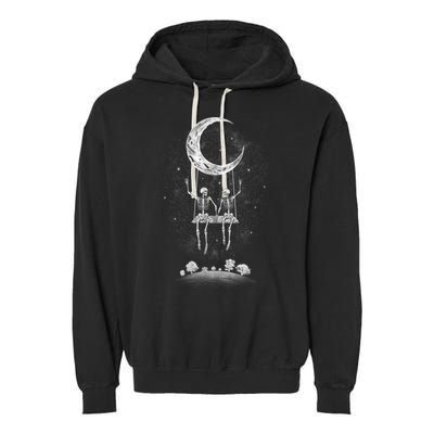 Rock On Band Tees For Women Rock And Roll For Men Garment-Dyed Fleece Hoodie