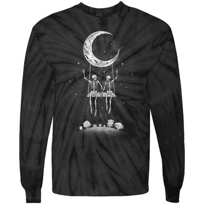 Rock On Band Tees For Women Rock And Roll For Men Tie-Dye Long Sleeve Shirt