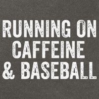 Running On Coffee And Baseball Caffeine Lover Cotton Canvas Backpack