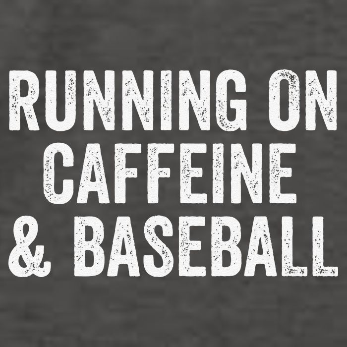Running On Coffee And Baseball Caffeine Lover Vector Backpack