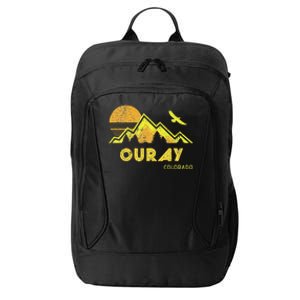 Retro Ouray Colorado Distressed Home City Backpack